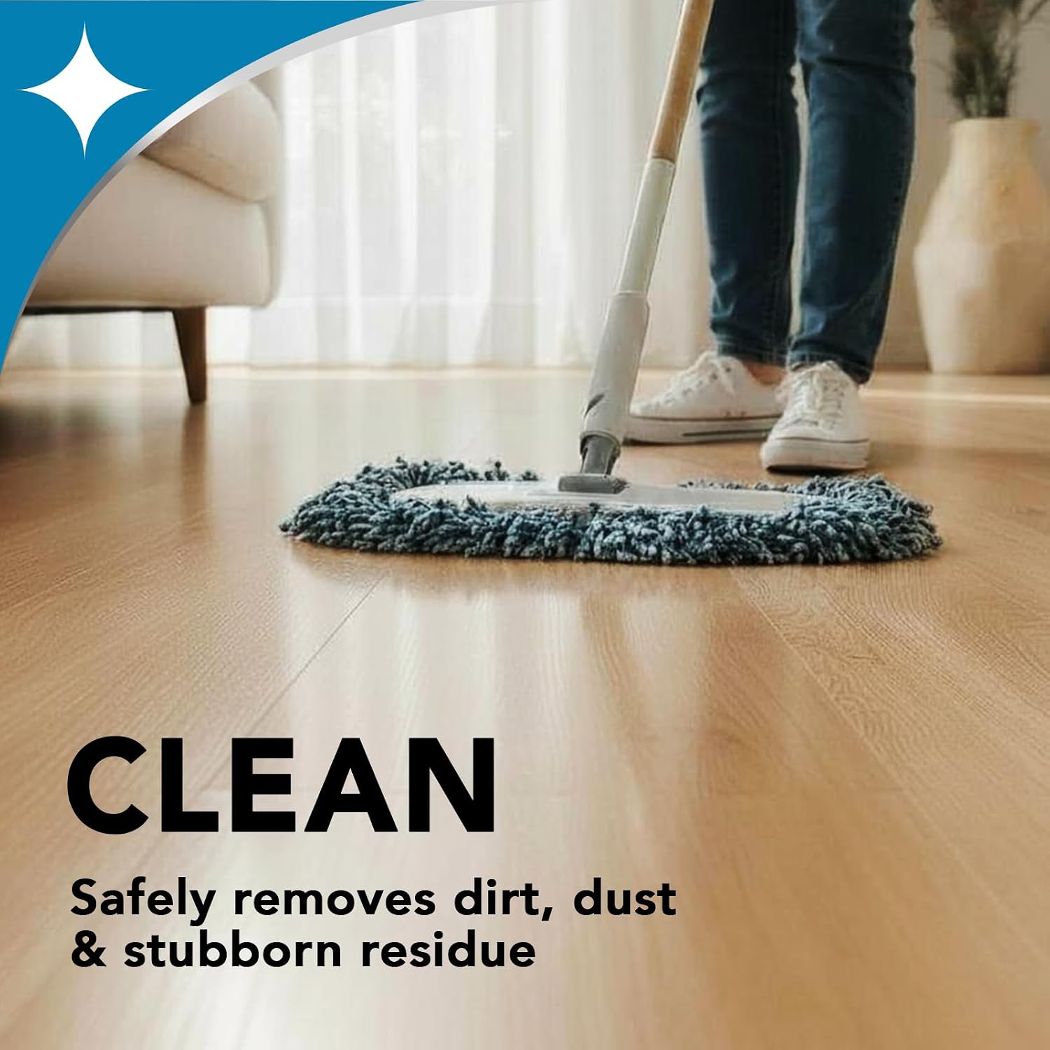 Weiman Hardwood Floor Cleaner Gallon and Refillable Squeeze Bottle - Finished Wood Surfaces - Image 4