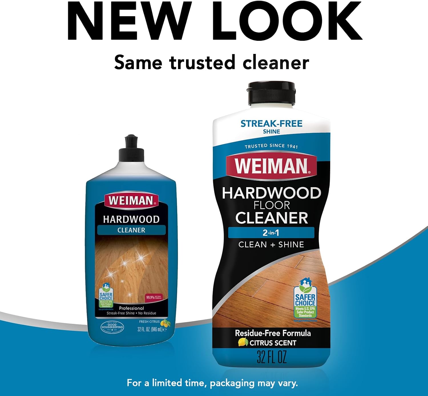 Weiman Hardwood Floor Cleaner Gallon and Refillable Squeeze Bottle - Finished Wood Surfaces - Image 8