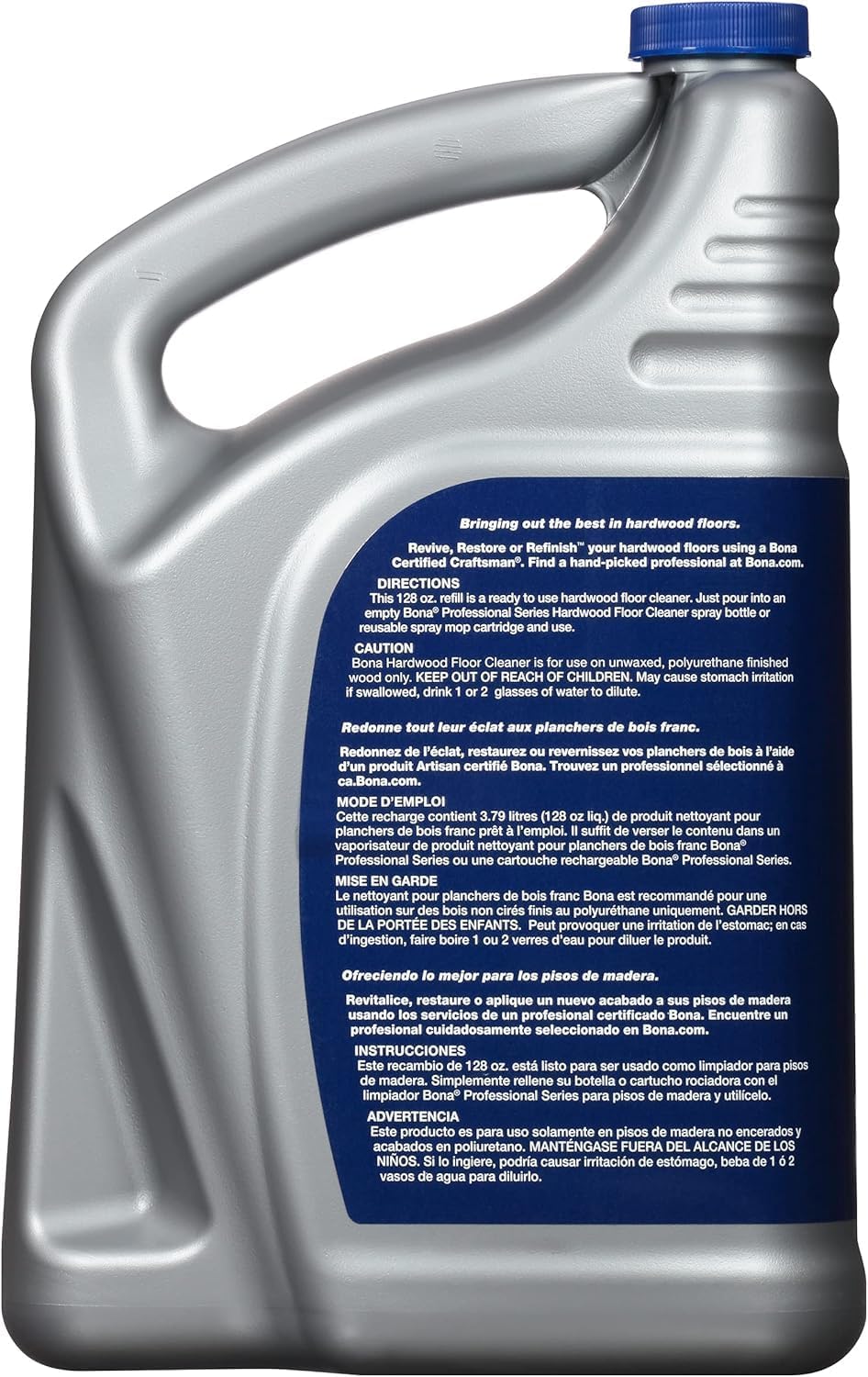 Bona Professional Series Hardwood Floor Cleaner Refill, 128 Fl Oz - Image 2